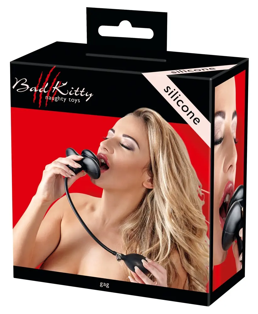 Надувной силиконовый кляп Bad Kitty 24919151001 Photo 7