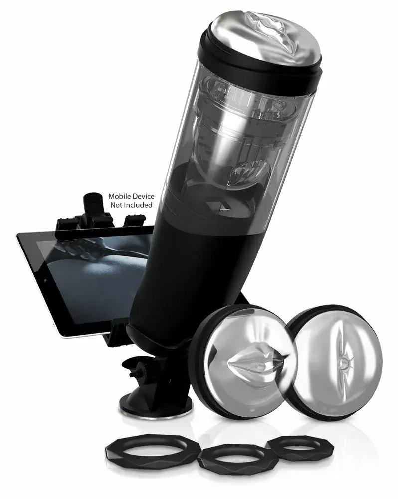 Мастурбатор Pipedream Deluxe Mega-Bator Silicone Black Photo 5