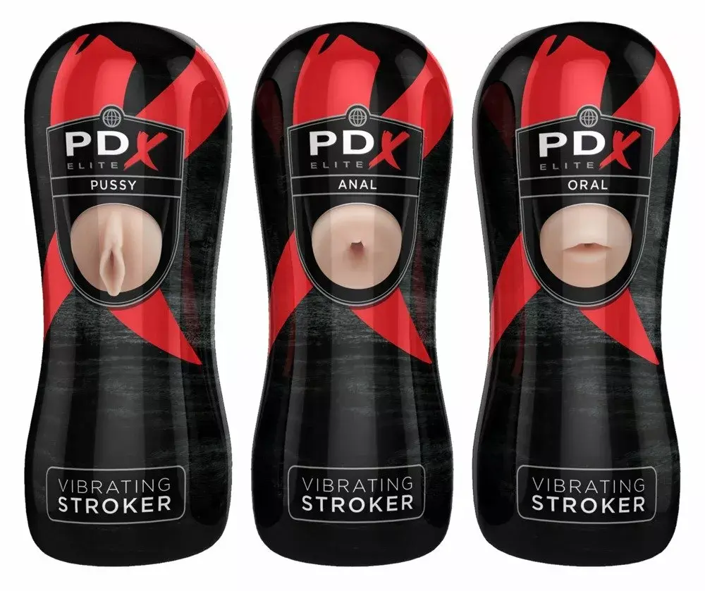 Masturbators Pipedream Silicone Black — vibrējošs Photo 3