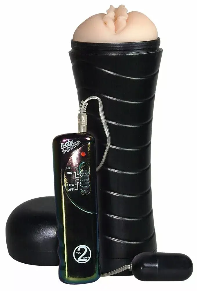 Мастурбатор you2toys Silicone Black — 23 см Photo 4
