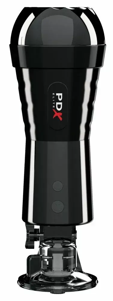 Masturbators Pipedream Silicone Black — 21 cm, uzlādējams Photo 3