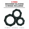 Masturbators Pipedream Silicone Black — 10 funkcijas, piesūceknis Photo 5