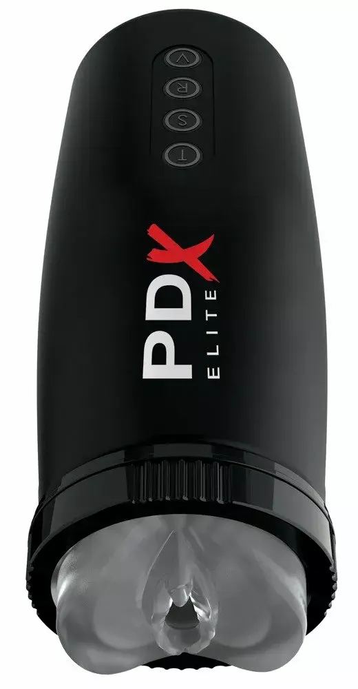 Masturbator Pipedream Silicone Black — 2 speeds, vibration, suction Photo 2