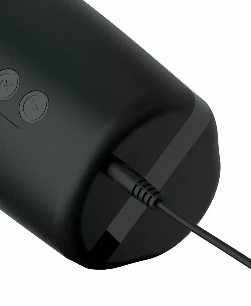Masturbator Pipedream Silicone Black — 2 speeds, vibration, suction Photo 6