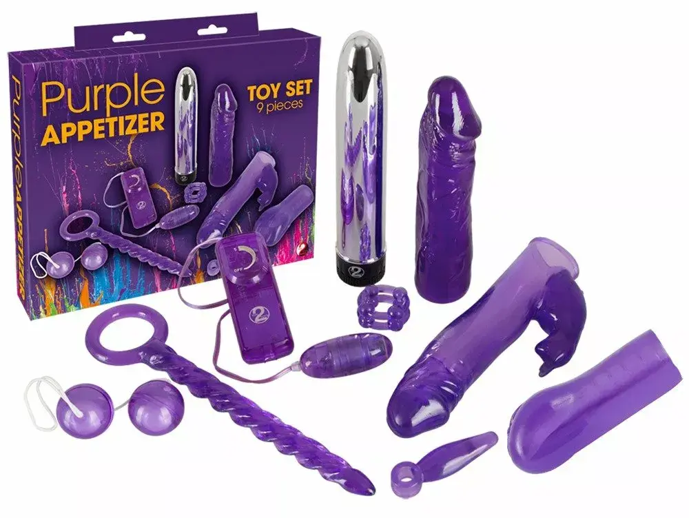 you2toys Appetizer Purple — набор из 9 взрослых игрушек Photo 12