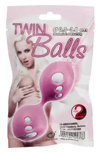 Kegel/Tightening Balls you2toys 05111700000 — soft TPR/ABS, beginner set, 2 balls, Ø 3.8 cm, length 11 cm, weight 70 g