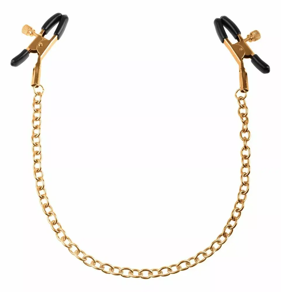 Pipedream FFS Gold Chain adjustable nipple clamps Photo 2