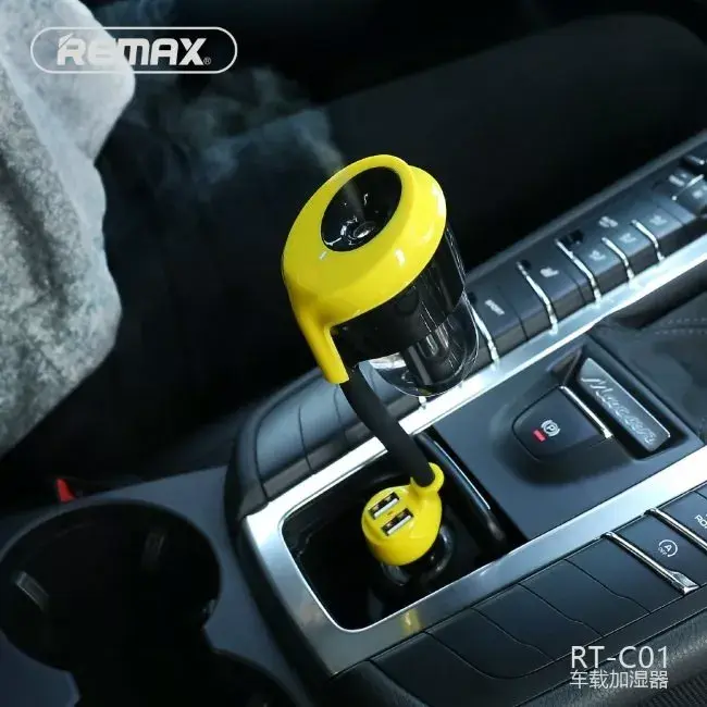 Remax RT-C01 Car Humidifier and Dual USB Charger Photo 5