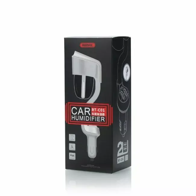 Remax RT-C01 Car Humidifier and Dual USB Charger Photo 6