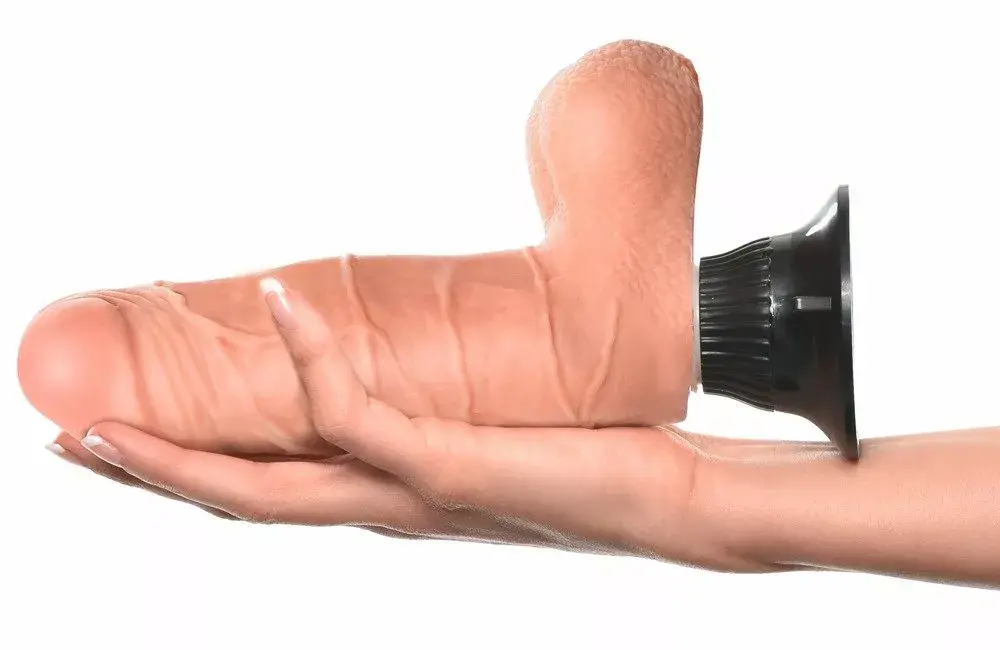 Вибратор Real Feel Deluxe No.1 Light Silicone Flesh Photo 6
