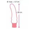 Вибратор nature skin Real Vibe Silicone Pink Photo 9