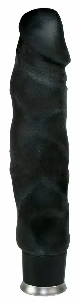 Вибратор Nature Skin Big Vibe Black — 23 см, Ø 4,5 см Photo 2