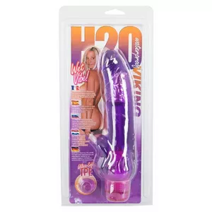 Вибратор seven creations H2O Viking Wet Vibe силиконовый реалистичный, 23 см, Ø 3,5–4,5 см, фиолетовый