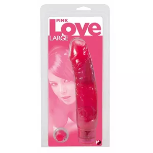 Vibrators you2toys Silicone Pink — reālistisks dizains, garums 22 cm, ievade 19,5 cm, Ø 4,5 cm, TPE/ABS