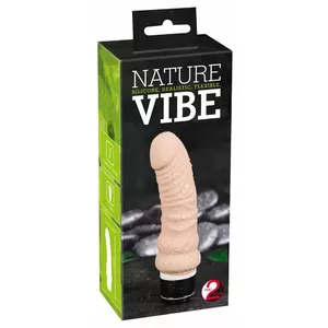 Вибратор you2toys Nature Vibe силиконовый пурпурный — длина 17,8 см, вводимая 10,5 см, Ø 3,1–4,6 см, 7 режимов вибрации