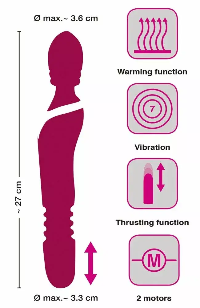 Массажная палка Javida Javida Warming & Thrusting 05942530000 Photo 8