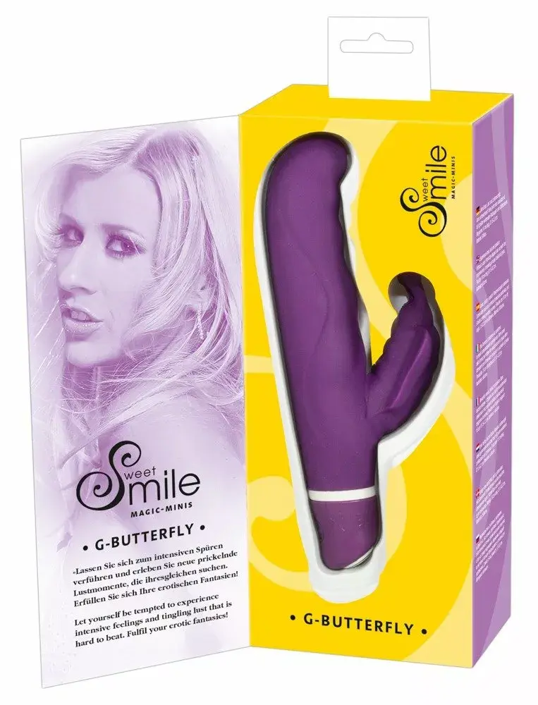 Вибратор sweet smile «бабочка» силикон 15,5 см Photo 5