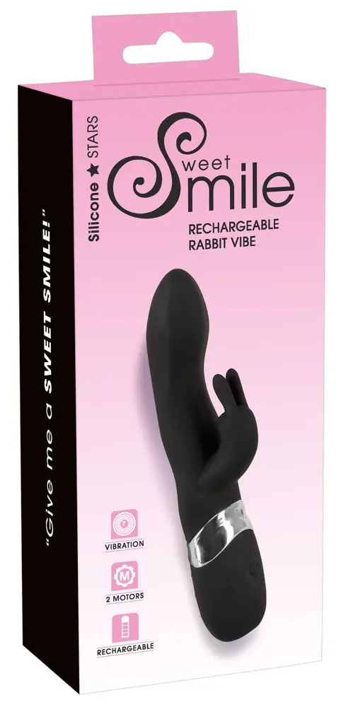Trusītis-vibrator Sweet Smile Silicone violetais —