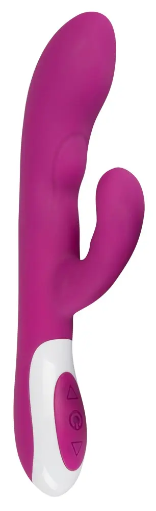 Вибратор Javida Silicone Pink — двухмоторный 22 см Photo 2