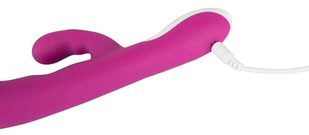 Вибратор Javida Silicone Pink — двухмоторный 22 см Photo 7