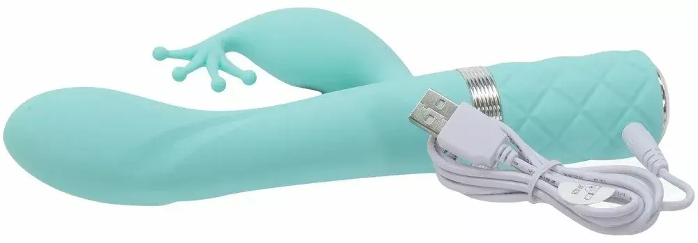 Кролик-вибратор Pillow Talk Silicone Teal — 2 мотора Photo 7
