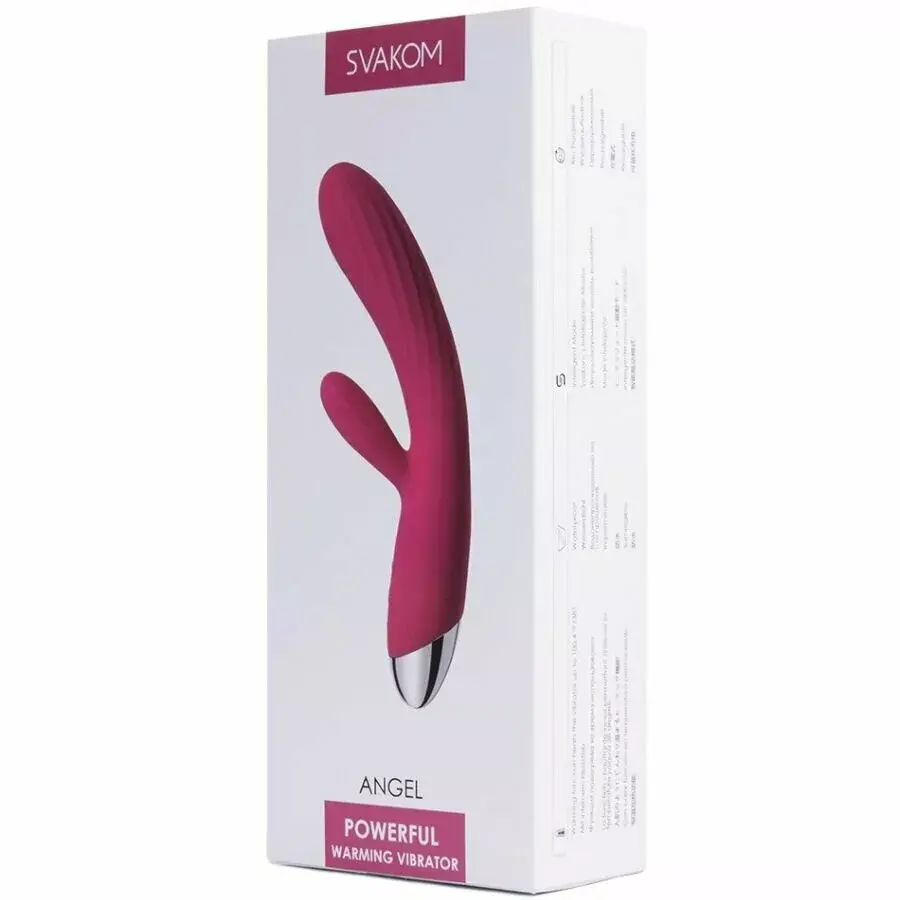 Svakom Angel trusveida vibrators — silikons, sasilst līdz 38ºC Photo 7