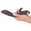 Вибратор Javida Silicone Purple — сасание и G‑точка Photo 6