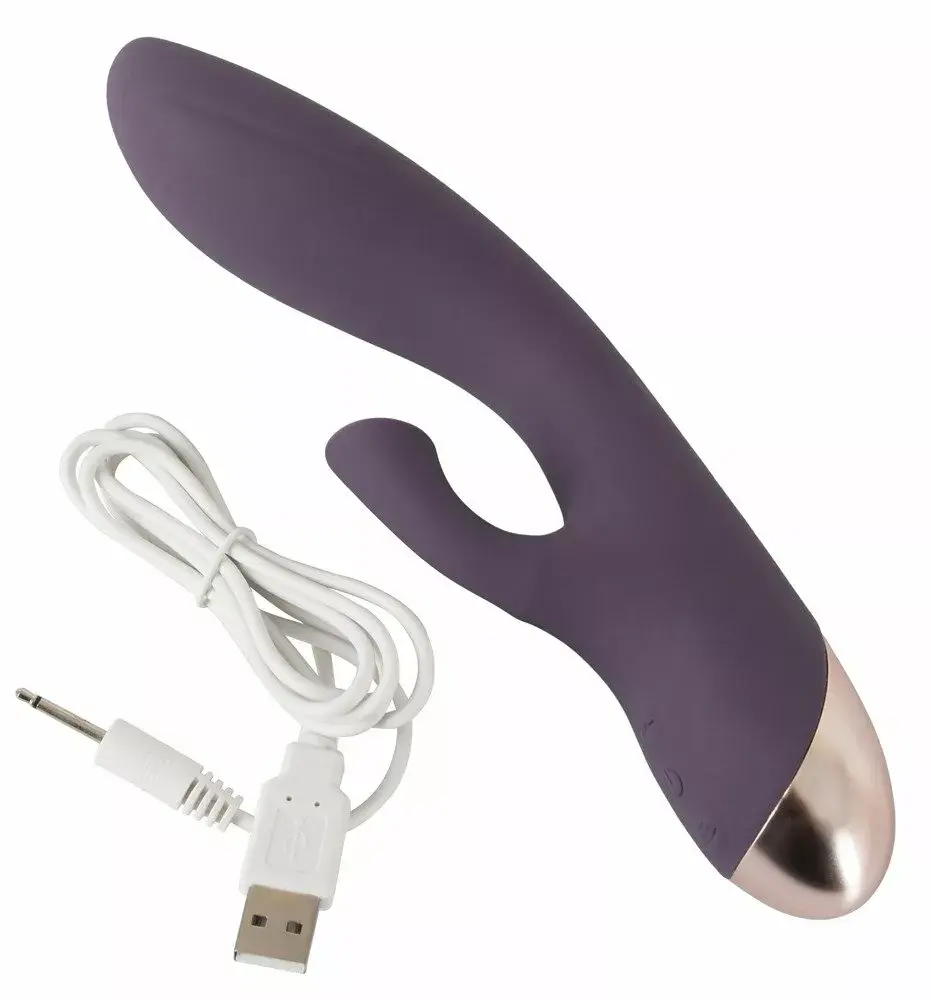 Вибратор Javida Silicone Purple — сасание и G‑точка Photo 9