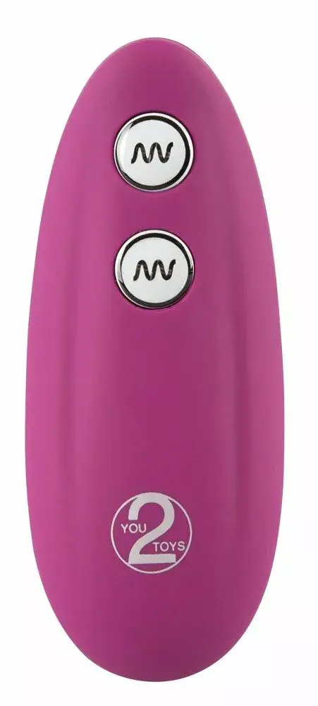 Vibrator you2toys silicone black — vibrating pad 29 cm Photo 6