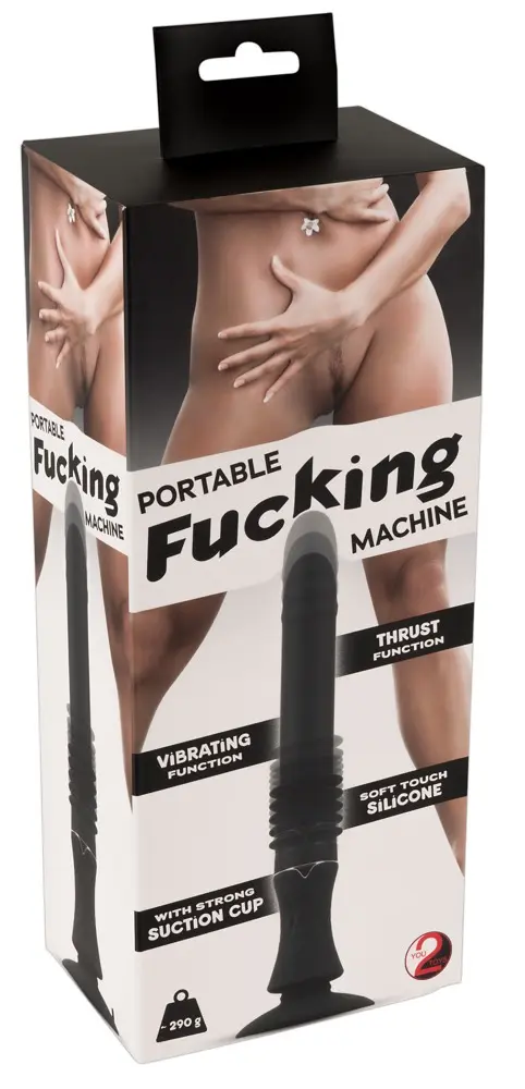 Vibrators you2toys Silicone Black — stūmšanas