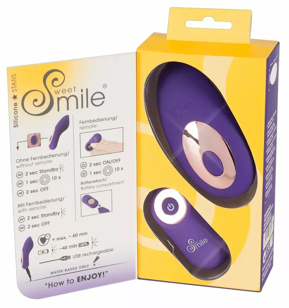 Наружный вибратор Sweet Smile Silicone Pink — 10 режимов Photo 8