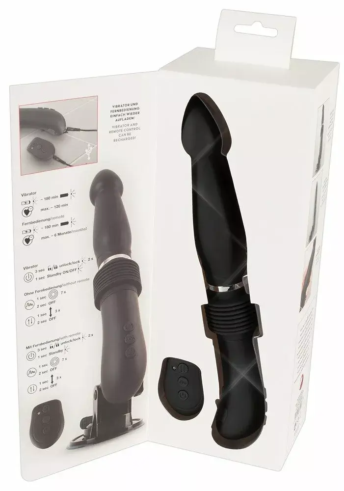 Вибратор you2toys Silicone Black — толчки и вибрация Photo 14