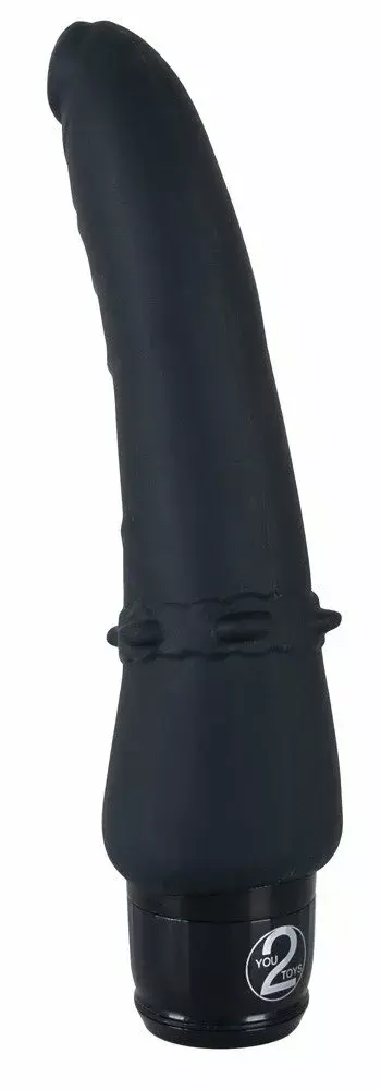 Анальный вибратор you2toys Silicone Black — 22 см Photo 2