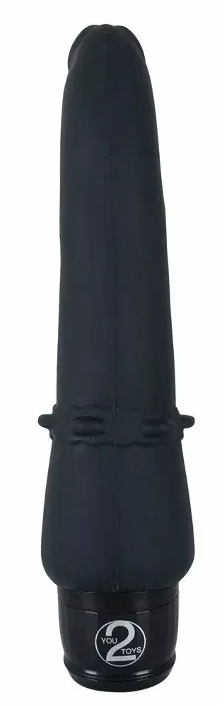 Анальный вибратор you2toys Silicone Black — 22 см Photo 4