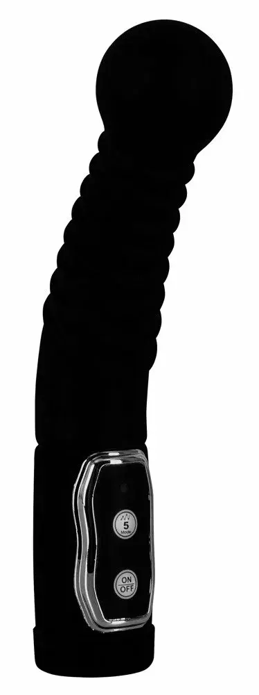 Анальный вибратор you2toys Silicone Black — 20 см, Ø 4,1 см Photo 2