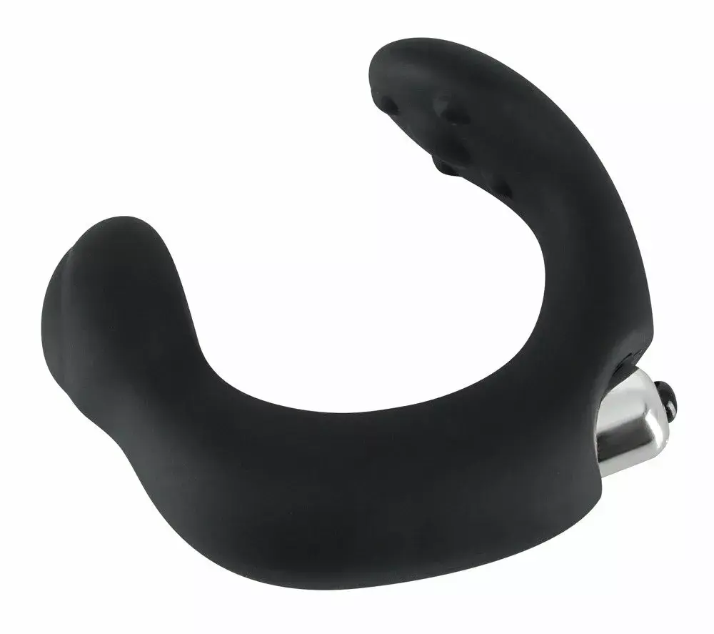 Rebel Silicone Black массажёр простаты — 20 см C-образный Photo 2