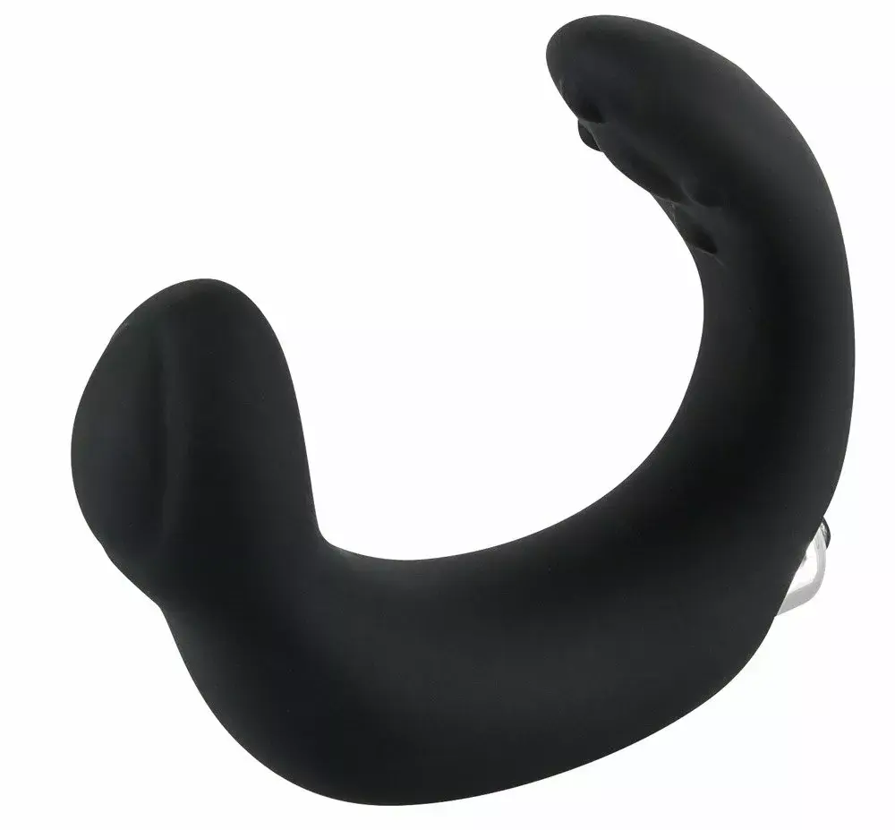 Rebel Silicone Black массажёр простаты — 20 см C-образный Photo 4