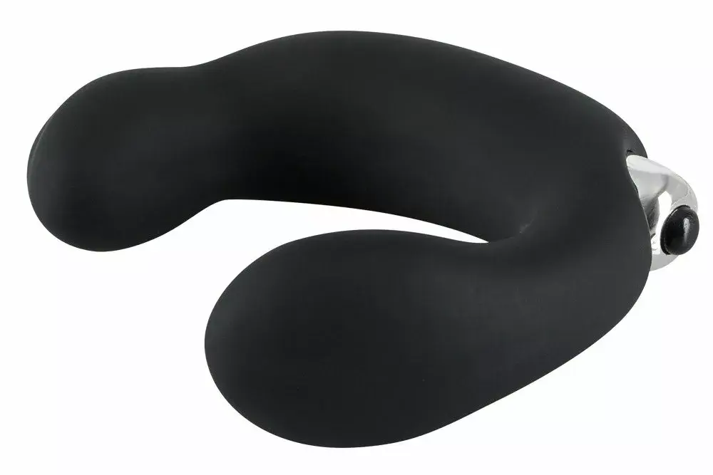 Rebel Silicone Black массажёр простаты — 20 см C-образный Photo 5