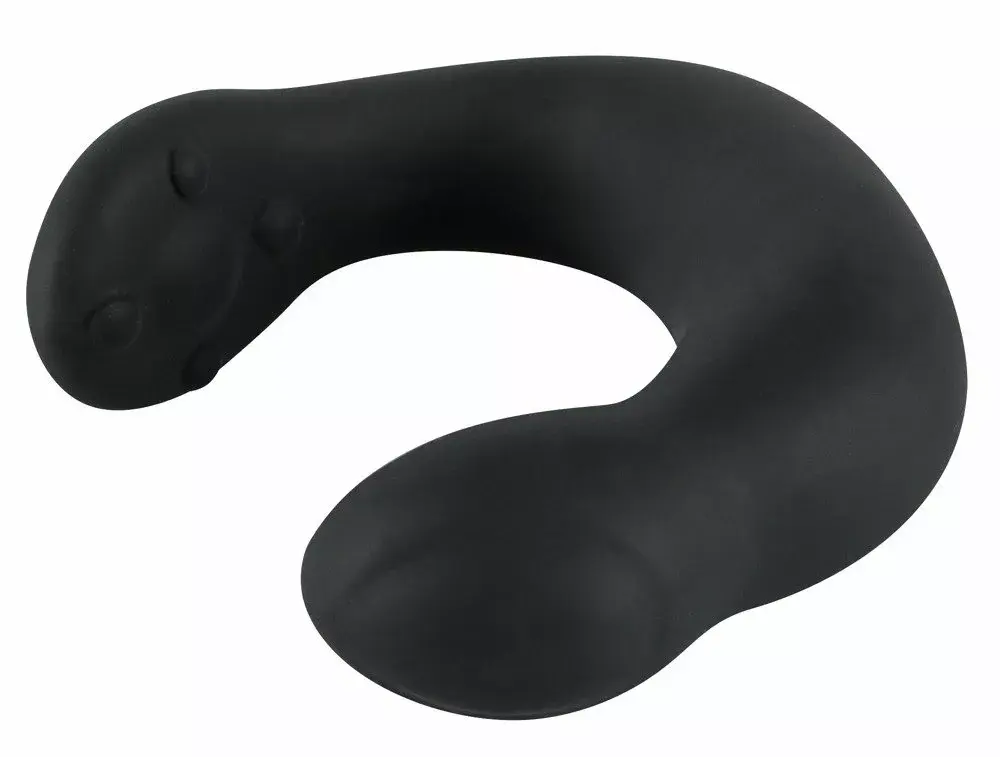 Rebel Silicone Black массажёр простаты — 20 см C-образный Photo 6