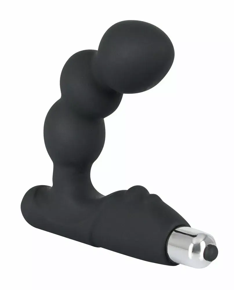 Массажер простаты Rebel Silicone Black — P-spot вибратор Photo 2