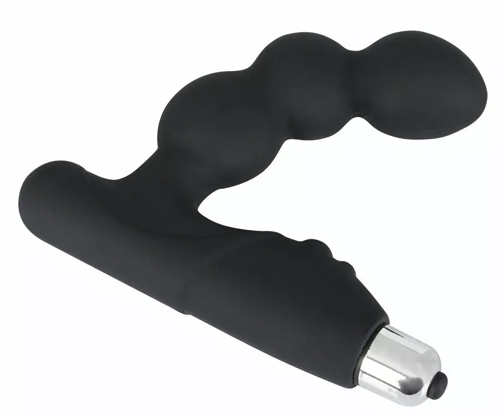 Массажер простаты Rebel Silicone Black — P-spot вибратор Photo 3