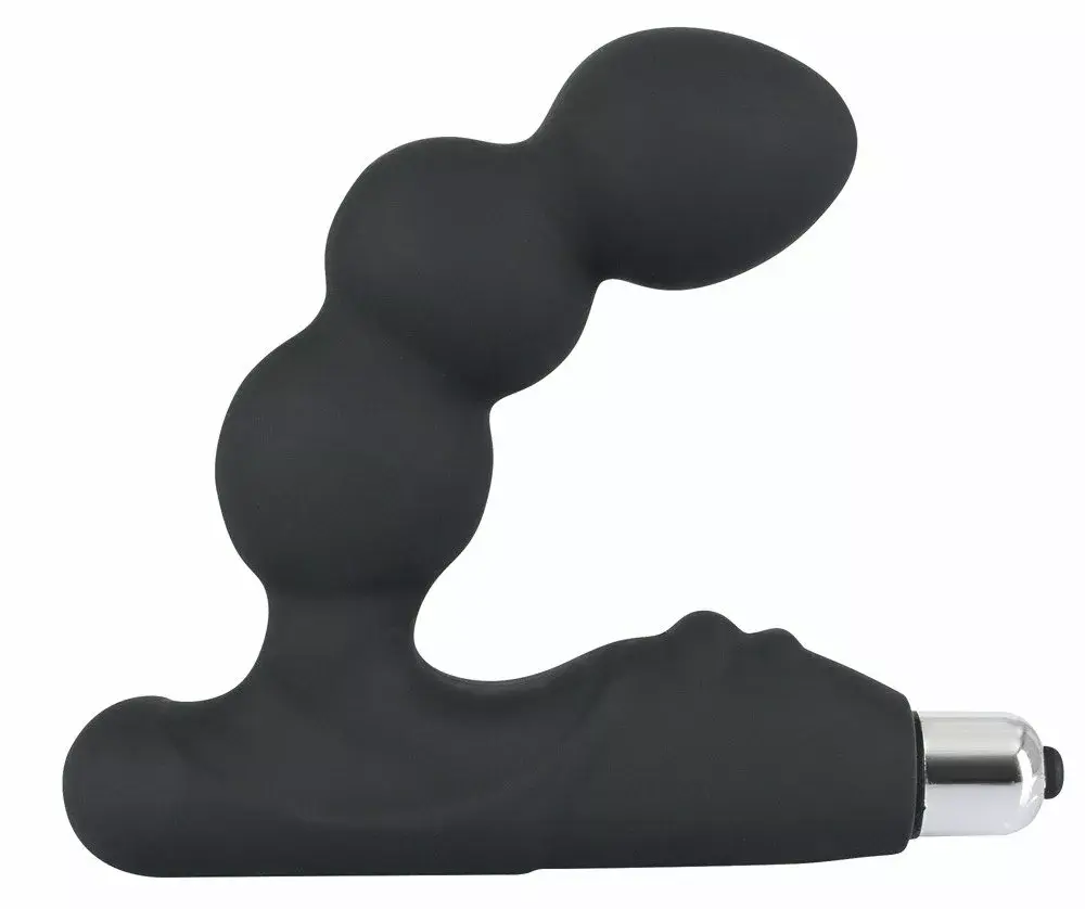 Массажер простаты Rebel Silicone Black — P-spot вибратор Photo 4
