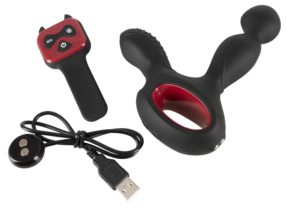 Prostate massager you2toys Silicone Black Photo 6