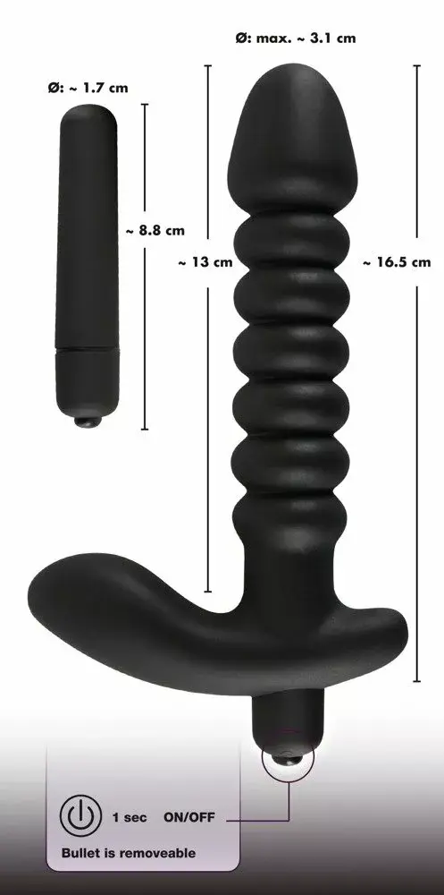 Анальный вибратор Black Velvets 05847380000 Photo 7