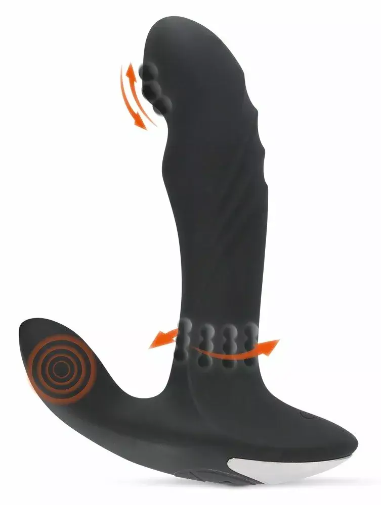 Rebel Silicone Black массажер простаты — 16,6 см Photo 3