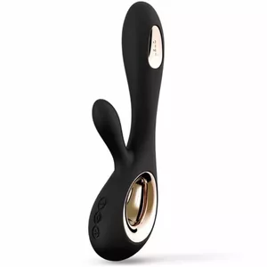 Vibrator Lelo Soraya Wave — silicone & ABS, 218 mm length, 3.7 V 850 mAh, black