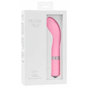 Vibrators pillow talk Sassy Pink — silikona, uzlādējams, garums 20 cm, Ø 3,8 cm