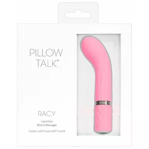 Plāns G-spot silikona vibrators Pillow Talk — garums 12,7 cm, Ø 2,2 cm, daudzātrumu, uzlādējams