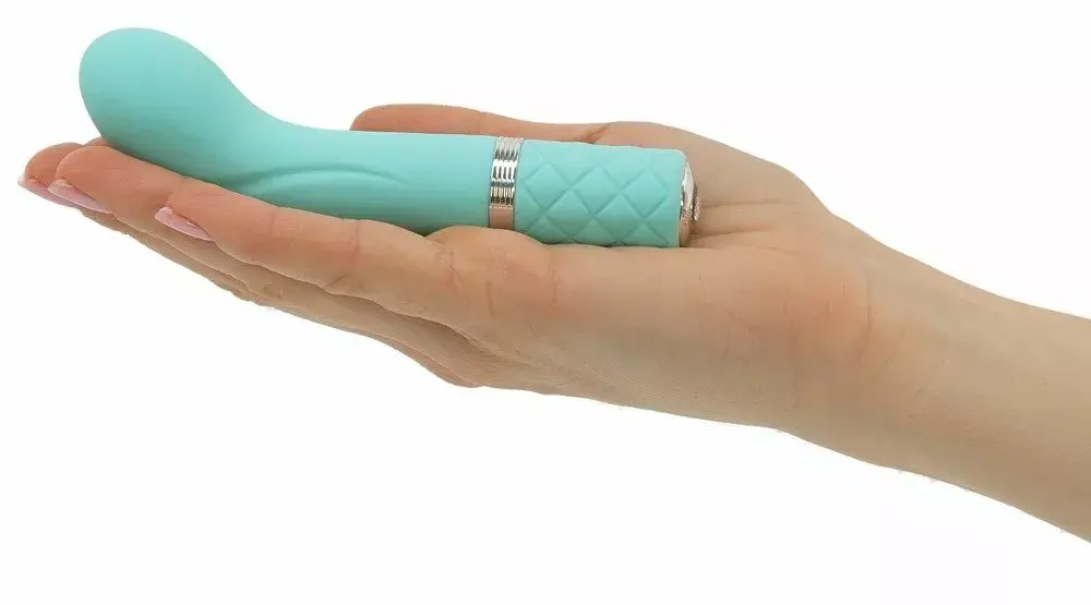 Вибратор pillow talk Silicone Teal — тонкий G-spot 12,7 см Photo 4