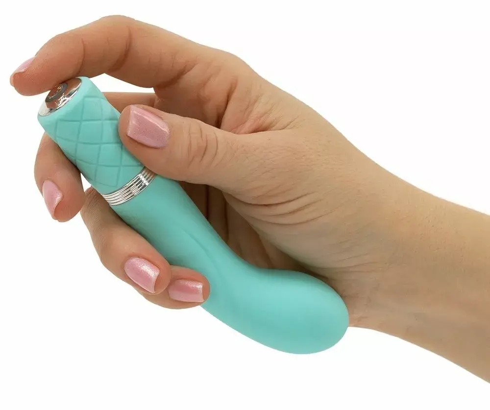 Вибратор pillow talk Silicone Teal — тонкий G-spot 12,7 см Photo 5